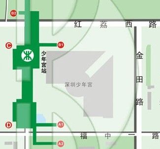 深圳地铁 4号线少年宫站