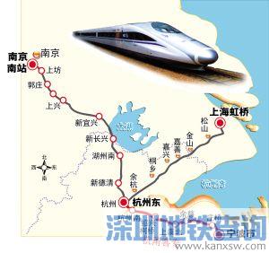 深圳至杭州有高铁吗？只需8小时 杭甬高铁线路图