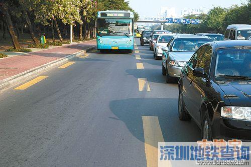 深圳公交装移动电子警察 10月8号起专拍占用公交专用道