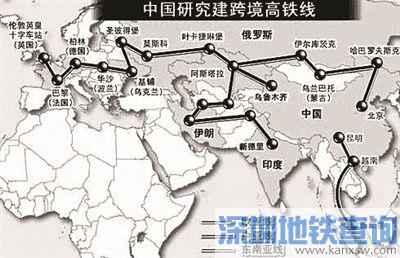 中国高铁全球畅想图 一张高铁票环游世界