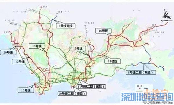 深圳地铁12号线规划路线走向图、开工时间、开通时间一览