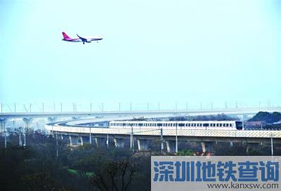 武汉地铁机场线“大小交路”套跑每3列车有1列开往机场