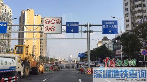 南昌红谷隧道2017年6月可正式通车 驾车过江只需3分钟