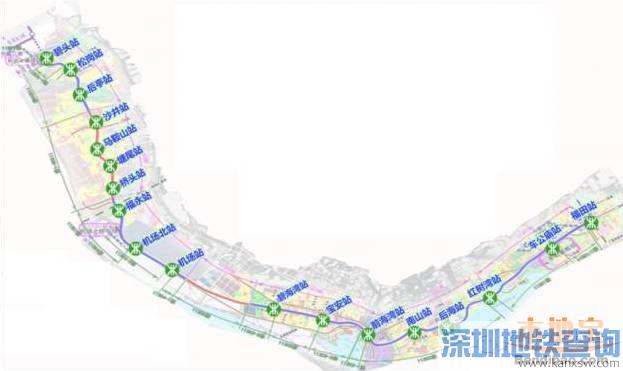 深圳地铁11号线线路图高清