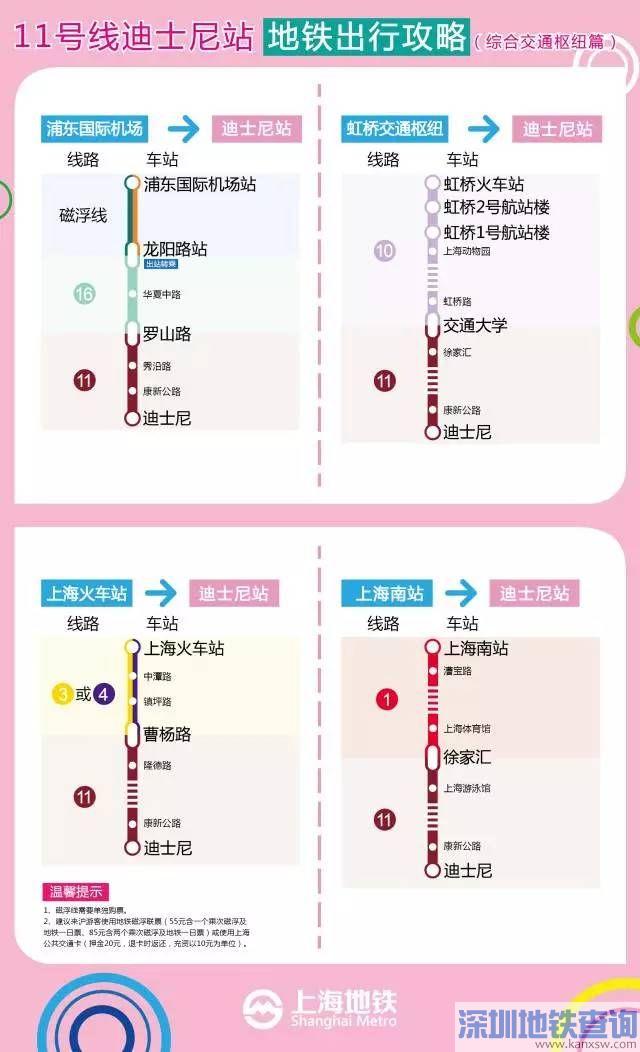 2016重庆到上海迪士尼飞机换乘指南（大巴+公交+地铁11号线）