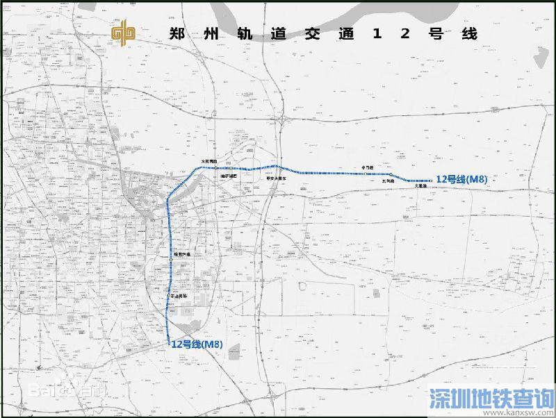 郑州地铁12号线规划线路图（最新）