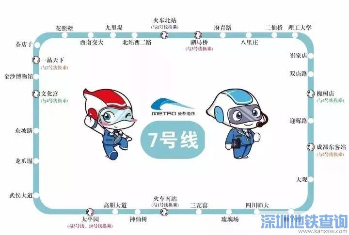 成都地铁7号线正式通车时间是什么时候？2017年12月6日早9:00