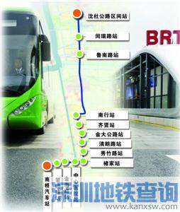 上海首条BRT预计年内通车 项目规划设计方案线路图正在公示