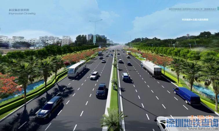 梅观高速公路清湖南段快速化改造2019年初开工 主路双向8车道