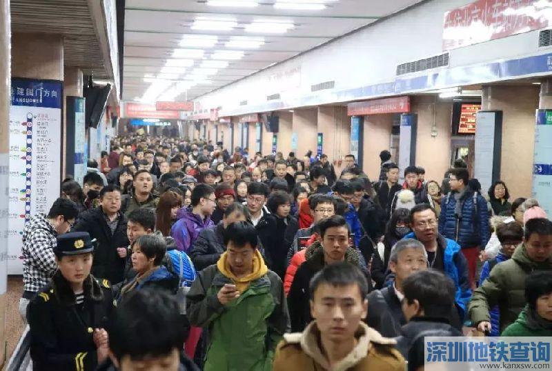2018春节返京高峰堵车日期、3条地铁加开临客5条公交专线开行