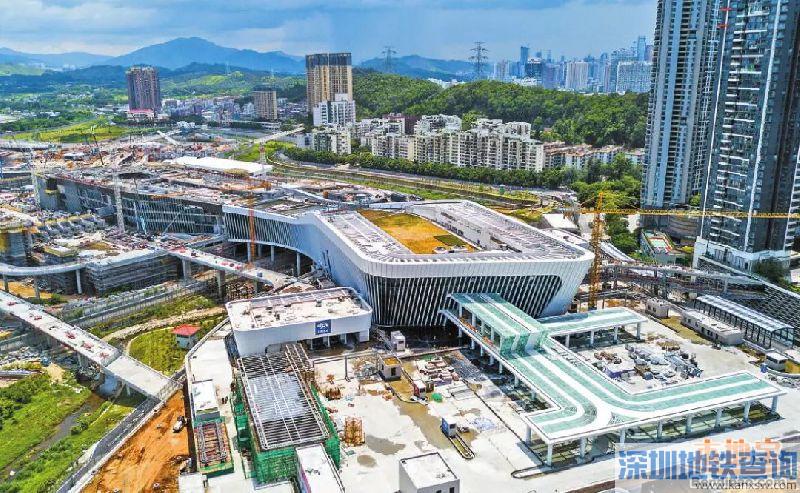 深圳莲塘口岸建设进展顺利 旅检大楼已完成总工程量超9成