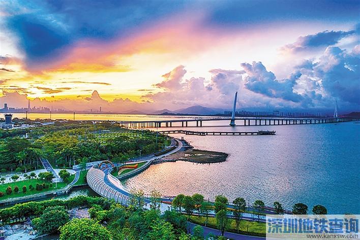 深圳湾滨海休闲带西段正升级 将于10月向市民开放延长段