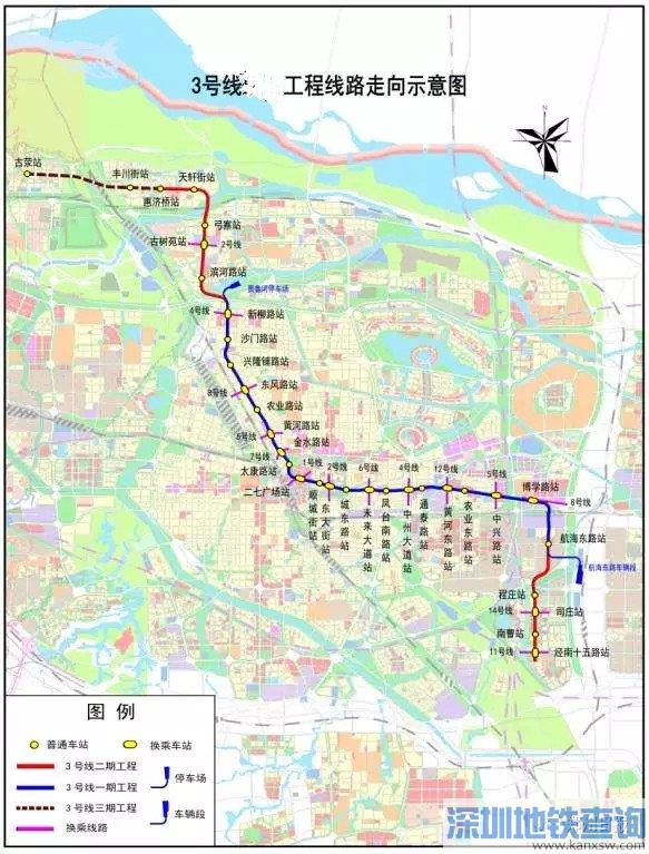 郑州地铁3号线规划到惠济区吗？