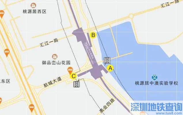 深圳地铁12号线西乡桃源站在哪里（附出入口信息）
