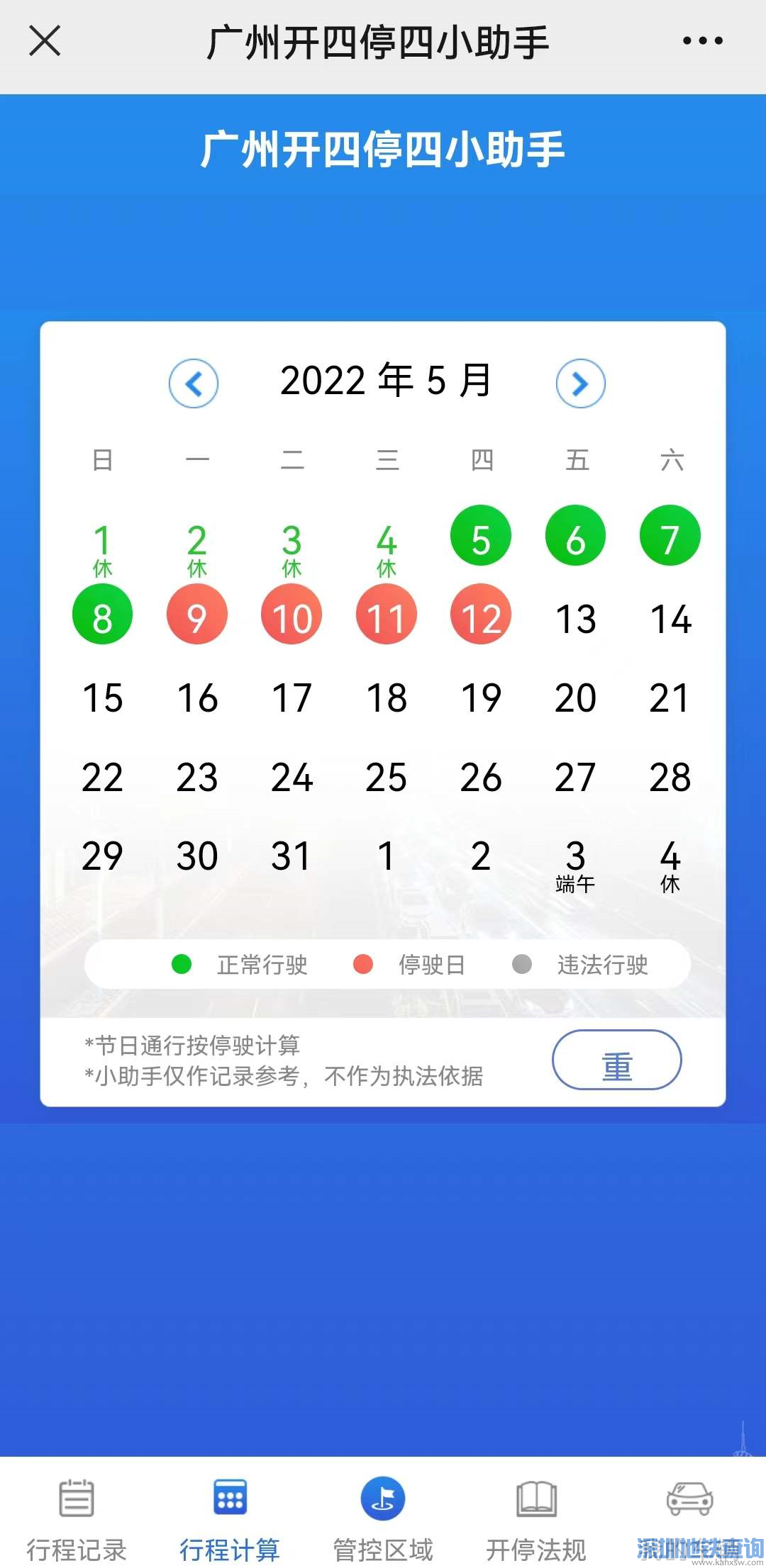 广州2022年5月4日限不限行外地车牌？
